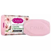 CAMAY BOTANICALS туалетное мыло с натуральными экстрактами и маслами японская сакура для всех типов кожи 85 гр