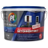 PROFILUX Грунт Бетонконтакт Грубодисперсный акриловый грунт для внутренних и наружных работ 12 кг