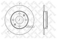 диск тормозной передний Peugeot 309/405, Citroen Saxo/ZX 1.0-1.9 83], 60209910SX STELLOX 6020-9910-SX