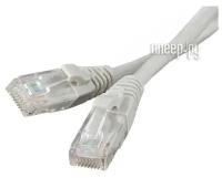 Кабель для подключения интернета LAN коммутационный шнур патч-корд витая пара UTPCat5E RJ45 25 метров RIPO серый 003-300056