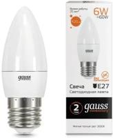 Светодиодная лампа Gauss LED Elementary Candle 6W E27 3000K