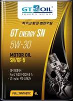 Моторное масло синтетическое GT Energy SN SAE 5W30 API SN/ILSAC GF-5 4л