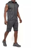 Спортивный комплект мужской - футболка, шорты AD22610TC, 54-56