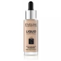 Крем тональный для лица `EVELINE` LIQUID CONTROL тон 30 жидкий