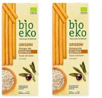 Гриссини хлебные палочки с киноа с оливковым маслом и морской солью био Eko Италия 2х125г