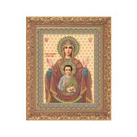 Набор для вышивания бисером Икона Образ Знамения 28 x 35 см* GALLA COLLECTION И011