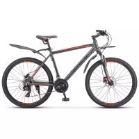 Горный велосипед Stels Navigator 620 D 26 V010, год 2020, ростовка 14, цвет Серебристый