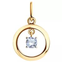 Подвеска Diamant из золота с фианитом 51-130-01109-2