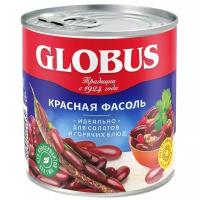 Фасоль Globus красная натуральная, жестяная банка, 400 г