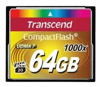 Карта памяти Transcend CompactFlash 64GB 1000x