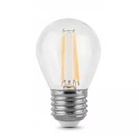 Лампа светодиодная gauss 105802109, E27, G45, 9 Вт, 2700 К