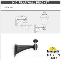 Консоль для паркового фонаря Fumagalli MIDIPILAR WALL 000.254.000.A0