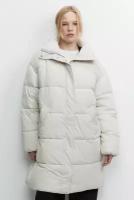 Куртка женская удлиненная стеганая с воротником-стойкой 2341087137-60-XS