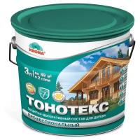 Пропитка-антисептик защитно-декоративная для древесины Тонотекс KRONA сосна 3 л