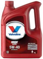 Моторное масло Valvoline MaxLife 5W40 4л