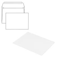 Конверты С4 (229×324 мм), отрывная полоса, белые, 100 г/м2, комплект 500 шт