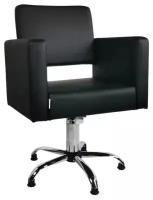Парикмахерское кресло “Кубик”, черный - пятилучье