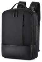 Рюкзак мужской черный, Рюкзак городской, Рюкзак для путешествий, ручная кладь, Рюкзак для ноутбука, Сумка на плечо