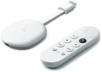 ТВ-приставка Google Chromecast c Google TV 4K, snow