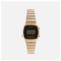 Наручные часы CASIO Vintage LA670WEGA-1, серый, желтый