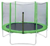 Батут DFC Trampoline Fitness 5ft наружн.сетка, св.зел. (152см)