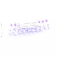 Микропробирки с капилляром с эдта К2, 0,2 мл, 10х45 мм, пластик, для взятия капиллярной крови, для гематологических исследований (упаковка 20 шт)