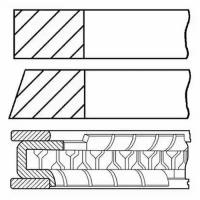 Комплект поршневых колец Goetze 0852700000
