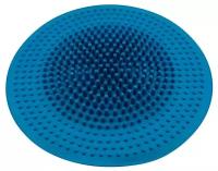 Коврик массажный Круглый, диаметр 390мм, модель 1315, натуральный каучук (синий)
