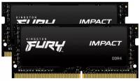 Оперативная память Kingston FURY Impact 32 ГБ (16 ГБ x 2 шт.) DDR4 3200 МГц SODIMM CL20 KF432S20IBK2/32