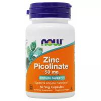 NOW Zinc Picolinate 50 mg 60 vcaps