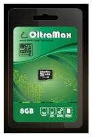 Карта памяти OltraMax microSDHC Class 4 8GB (OM008GCSDHC4)