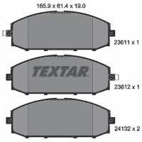 Дисковые тормозные колодки передние Textar 2361101 для Nissan Patrol, Great Wall Safe (4 шт.)
