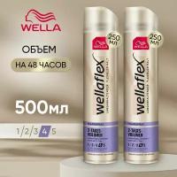 Wella Лак для волос сверхсильной фиксации Двухдневный Объем - 2 шт по 250 мл