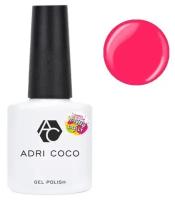 ADRICOCO Гель-лак для ногтей / Pretty dolly №08, неоновый ярко-розовый, 8 мл