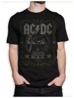 Футболка DreamShirts Studio AC/DC / Эй-си ди-си / Винтаж / Рок Мужская Черная XL