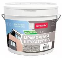 Bayramix Мраморная штукатурка для фасадов EcoStone (крупная фракция 1,0-1,5мм) 970, 15 кг