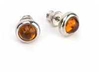 Серьги Amberprofi, серебро, 925 проба, янтарь