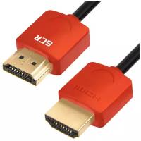 Кабель HDMI GCR-51213 Slim, черно-красный, 1 м