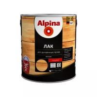 Alpina для деревянных полов прозрачный, глянцевая, 2.5 л