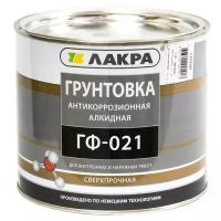 Грунтовка Лакра ГФ-021, 2,5 кг серая