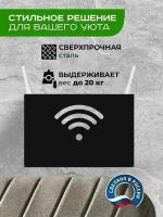 Полка-короб для wifi роутера 25,5х8х17 см, черная