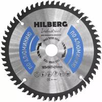 Диск пильный Hilberg Industrial Алюминий 165*20*56Т HA165