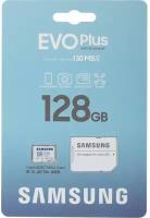 128GB Карта памяти MicroSDXC Samsung EVO Plus U1 UHS-I + SD Adapter 130MB/s[MB-MC128KA/KR]
