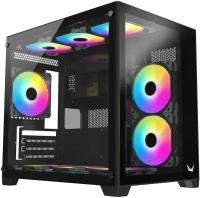 Корпус Formula Crystal Z5 черный без БП mATX