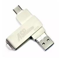 Флэш карта ASPsmcon 64 GB накопитель 3 в 1, USB / TYPE-C / IPHONE флэшка для телефона