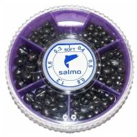 Грузила SALMO дробь SOFT мягк. 6 секц. 0.3-1,6г 100г набор 3