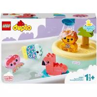 Конструктор LEGO DUPLO Creative Play 10966 Приключения в ванной: плавучий остров для зверей, 20 дет