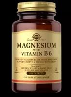 Solgar Magnesium with Vitamin B6 (магний с витамином B6) 100 таблеток