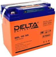 Аккумуляторная батарея Delta GEL 12-55 (12V / 55Ah)