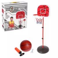 Детский баскетбольный набор, баскетбольное кольцо на стойке, 100-120 см
